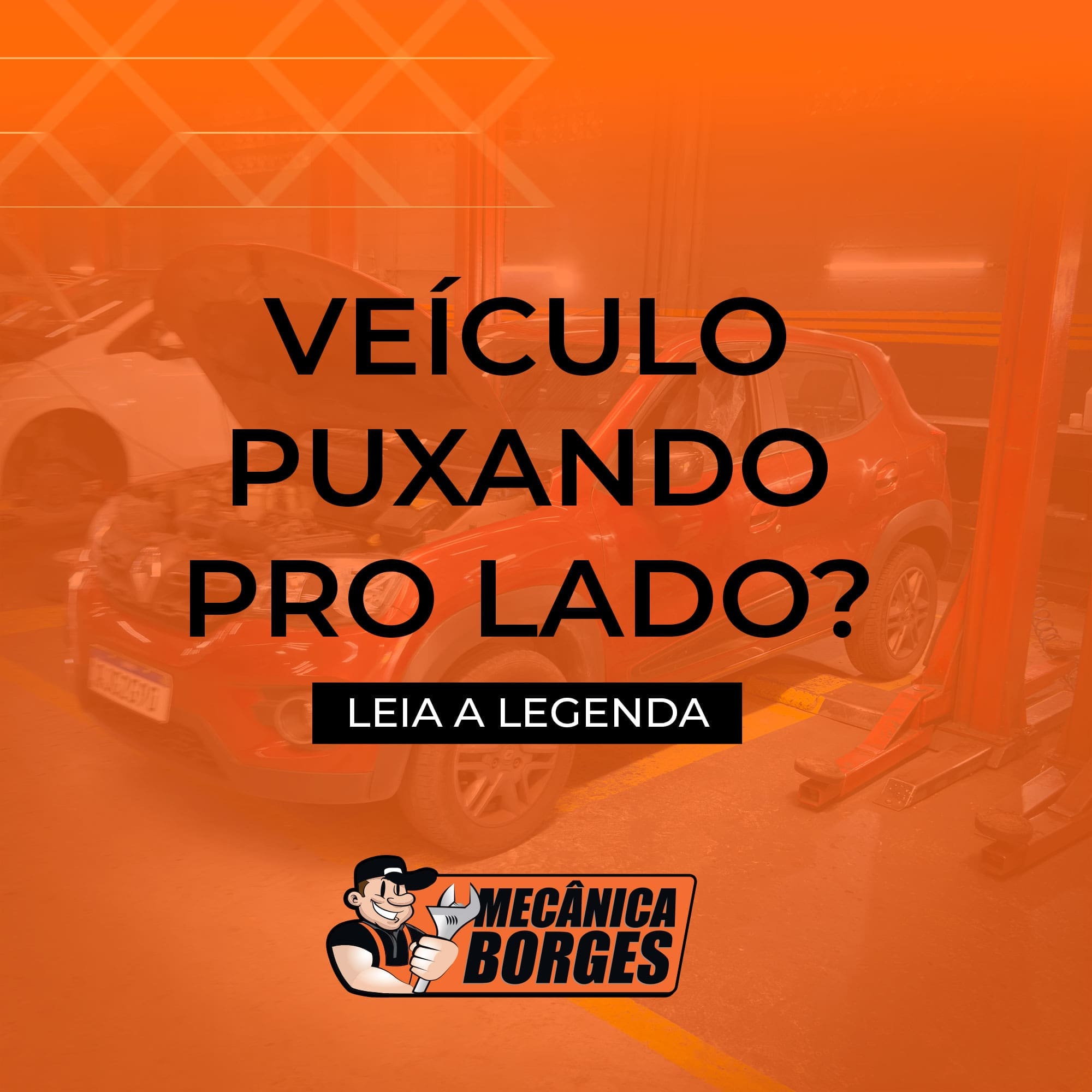 Veículo puxando para o lado? Balanceamento e alinhamento oficina mecânica borges