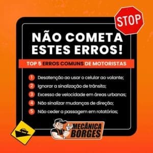 5 cuidados que um motorista deve ter no transito - Oficina Mecânica Borges